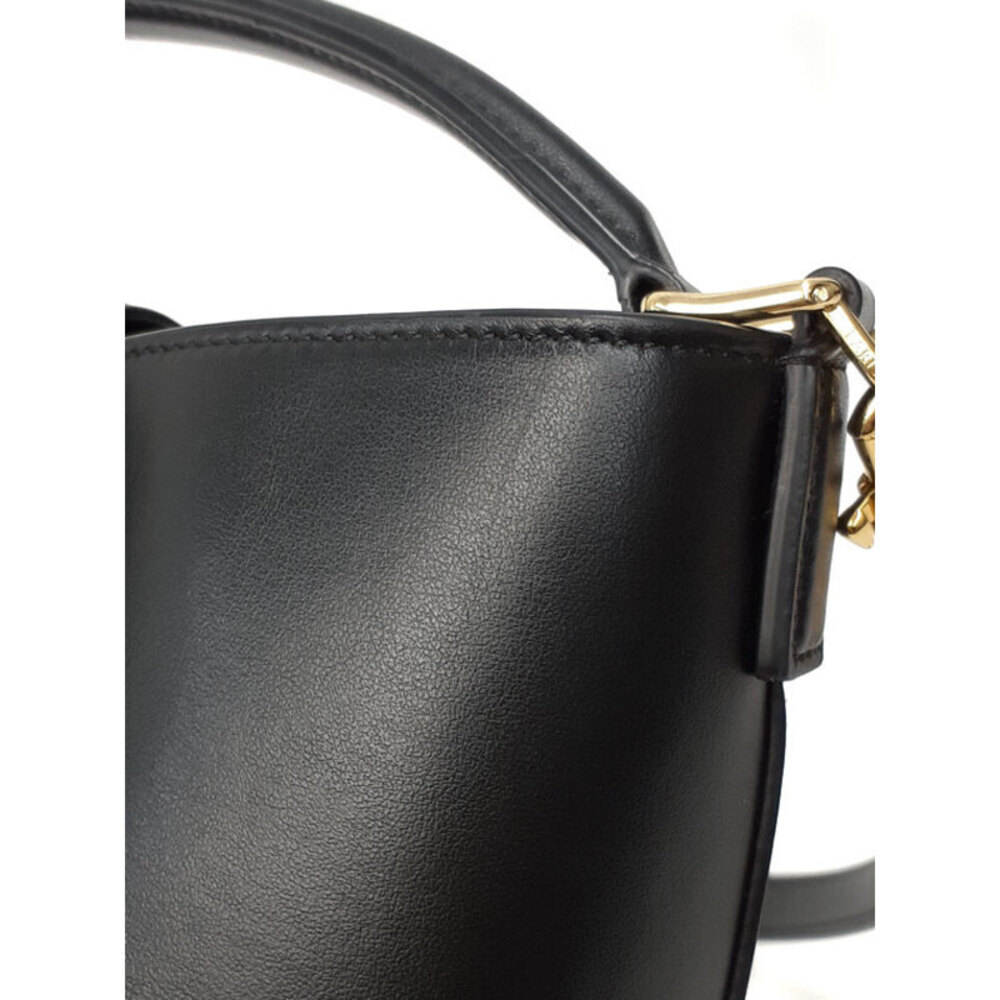Celine Bucket Louise bag smooth calfskin Leather Black - Picture 6 of 9